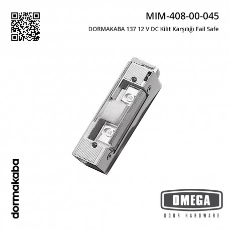 DORMAKABA 137 12 V DC Kilit Karşılığı Fail Safe