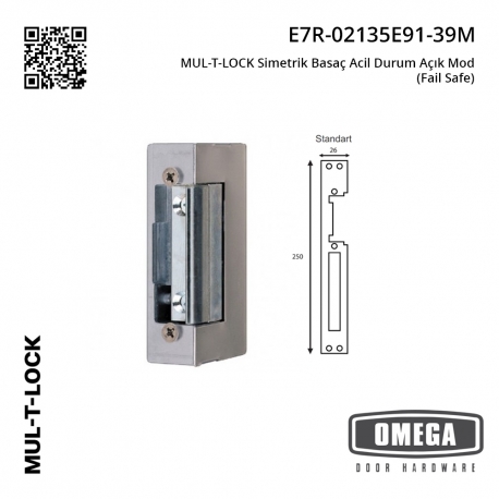 MUL-T-LOCK Simetrik Basaç Acil Durum Açık Mod (Fail Safe)
