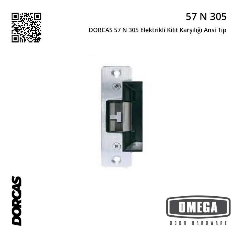 DORCAS 57 N 305 Elektrikli Kilit Karşılığı Ansi Tip